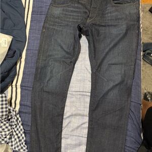 G-Star Men's Dark Blue Slim Straight Jeans